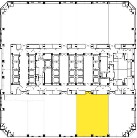 晴海アイランドトリトンスクエアオフィスタワーY棟 9階⑨ 平面図
