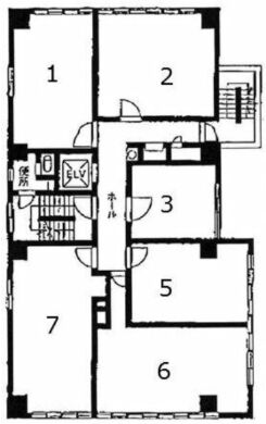 ファイブビル八丁堀 5階507 平面図