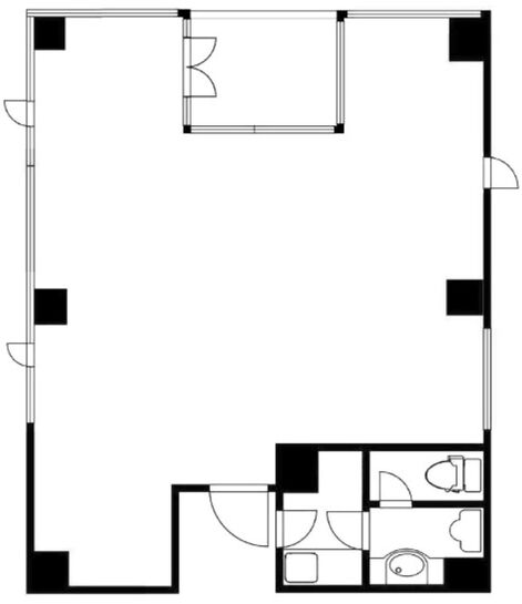 LUビル 2階 平面図