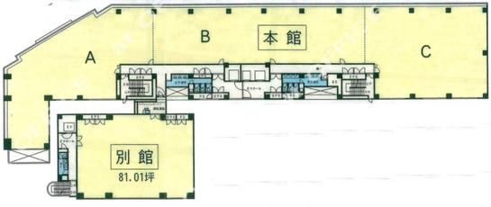 東京トラフィック錦糸町ビル 南館9階 平面図