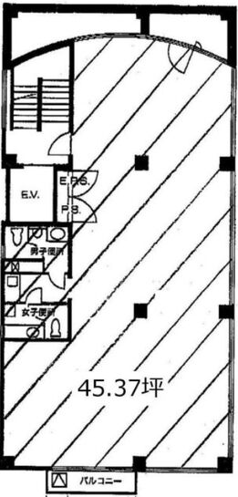 神宮前柴田ビル 3階 平面図