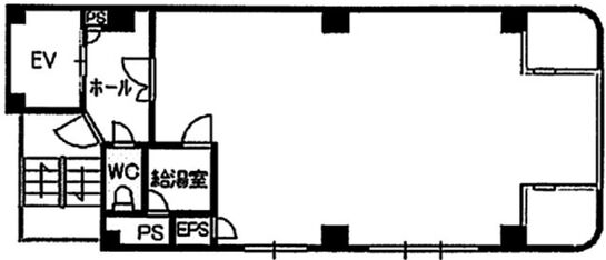STYビル（中央区） 4階 平面図