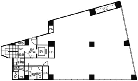 AMビル（港区） 2階 平面図