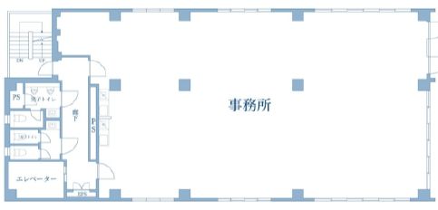 日栄ビル（目黒区）  3階 平面図