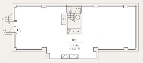 dot.daikanyama A(代官山Aビル) 地下1階 平面図