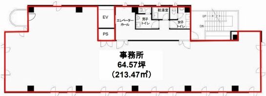 新宿御苑さくらビル 8階 平面図