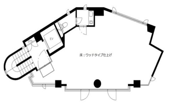 スプリングビル 3階301 平面図
