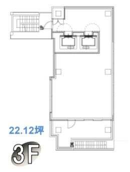 IM内神田ビル（旧：RePlus内神田） 3階 平面図