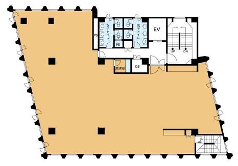EFGビル 6階601 平面図