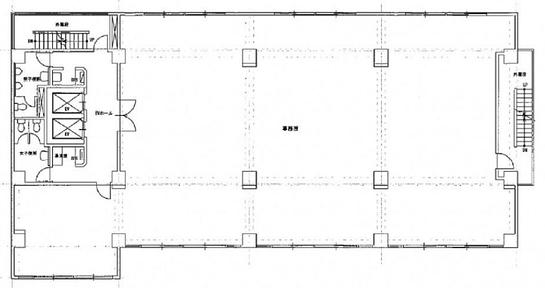 ノルドビル 3階 平面図