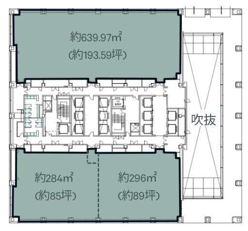 品川シーサイドサウスタワー 2階 平面図