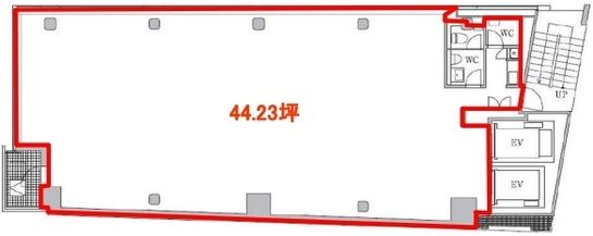 新宿花園MJビル 5階 平面図