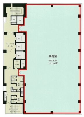CN-1 BLDG. 9階 平面図