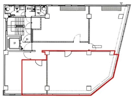 井門銀座一丁目ビル 2階22+25 平面図