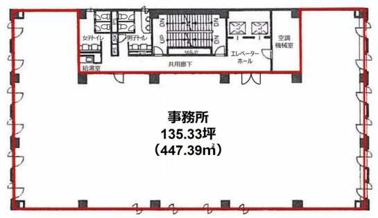 ヒューリック銀座イーストビル 2階 平面図