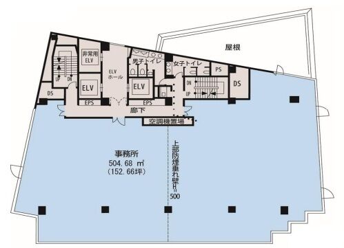 東京建物東渋谷ビル 5階 平面図