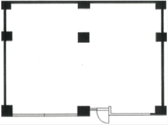 赤坂レジデンシャルホテル 1階103 平面図