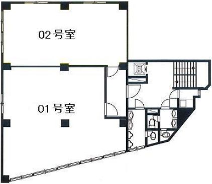 寿ビル（西新宿） 3階301 平面図