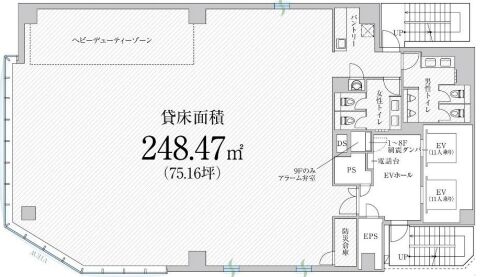 PMO新橋 7階 平面図