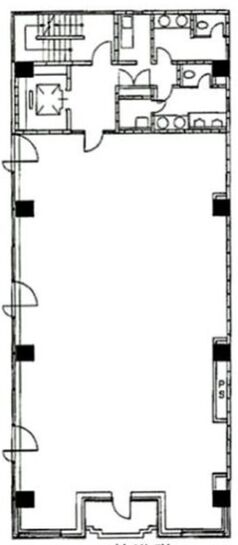 浜松町エムプレスビル 6階 平面図