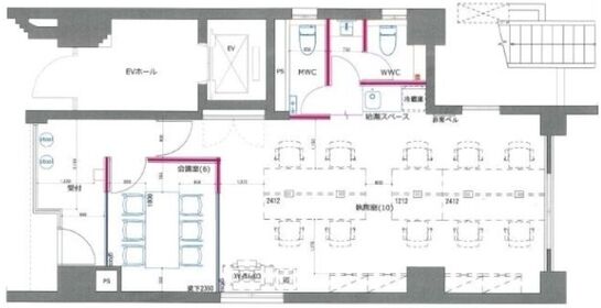 PORT ONE SHIMBASHI(旧:福森ビル) 1階 平面図