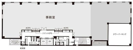恵比寿イーストビル 4階 平面図