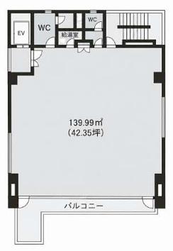 林三番町ビル 5階 平面図