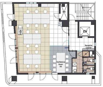東八重洲プレイス 6階 平面図