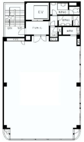 ティーエスケービル 5階 平面図