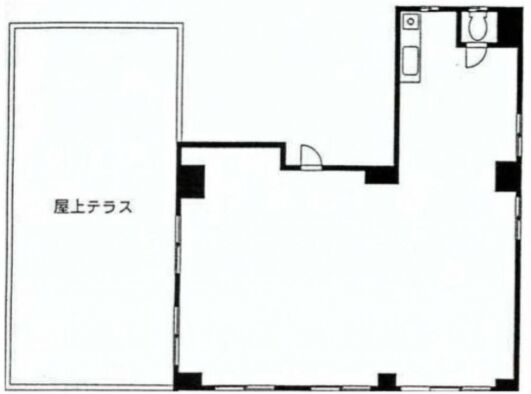第2神宮前ビル 6階601 平面図