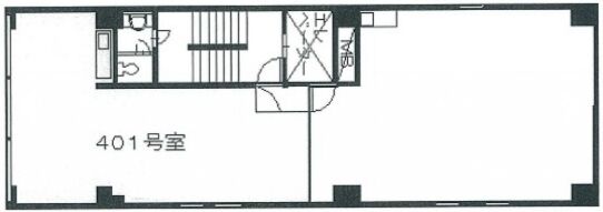 光和ビル(新宿区) 4階401 平面図