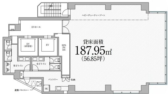 PMO浜松町 7階 平面図