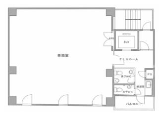 銀座参番館Ⅱビル 4階 平面図