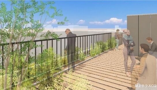 ※屋上テラスイメージ