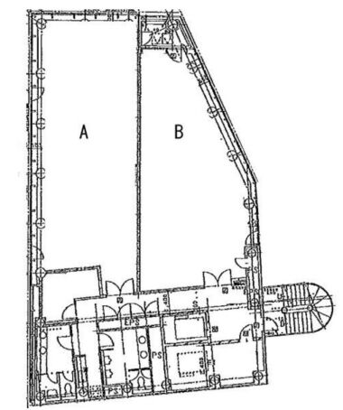 新宿セントランドビル 4階B 平面図