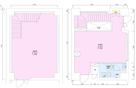 茅場町レジデンス壱番館 地下1階～1階ﾒｿﾞﾈｯﾄ 平面図