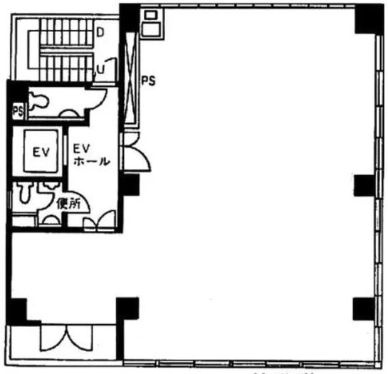 U biz 神田千桜（旧：神田三義ビル） 4階 平面図