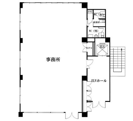 第2テーワイビル 1階 平面図