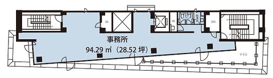 フジビル40 9階 平面図
