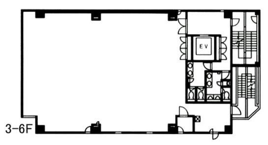 SIL新宿（旧：TWG新宿・西武新宿駅前ビル） 5階 平面図