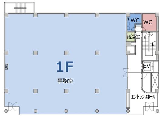 イマス西新宿第二ビル 1階 平面図