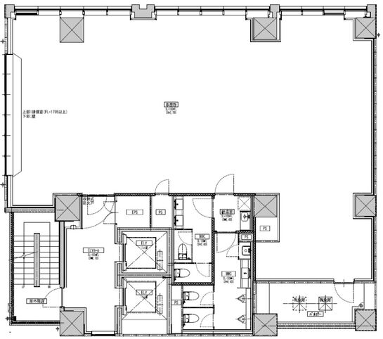 GINZA YANAGI PLAZA 6階 平面図