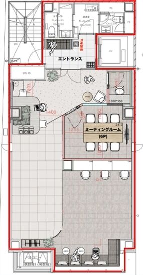 ARISTO平河町（旧：L.Biz平河町） 9階 平面図