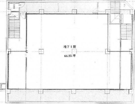 サンキビル（渋谷区） 地下1階 平面図