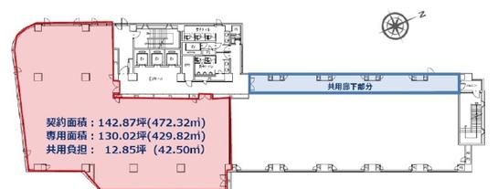 西新宿大京ビル 3階 平面図