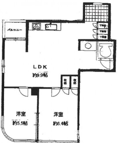 ラ メゾン・ド・シャルー(メゾンドシャルー) 4階405 平面図