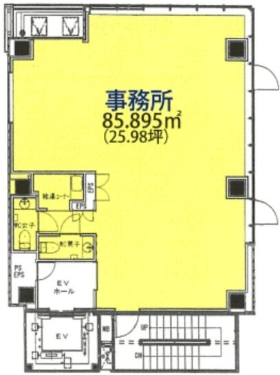 NEXUS日本橋（旧：（仮称）SFSビル） 2階 平面図