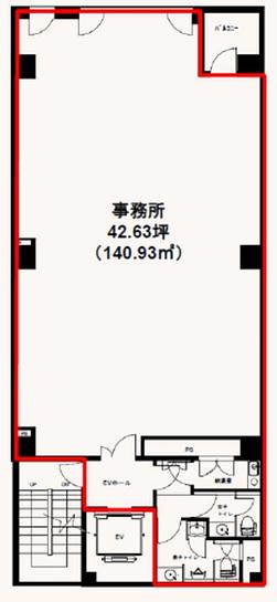 HF池袋ビルディング 9階 平面図