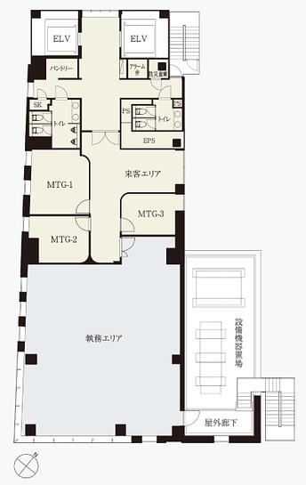 スイテ日本橋人形町 11階 平面図