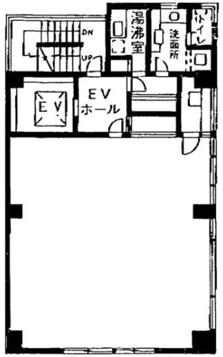 KSビル(中央区) 5階 平面図
